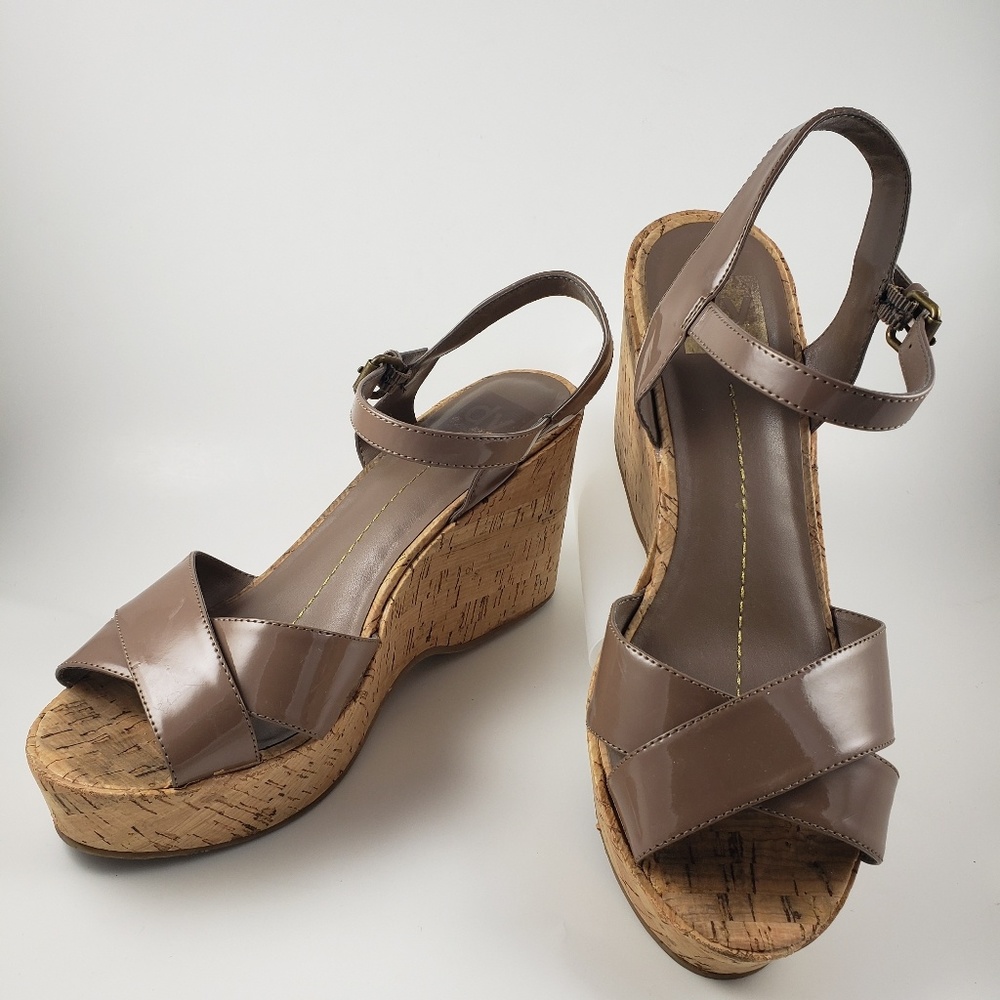 Dolce Vita Cork Wedge Heel Sandals
